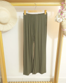 شلوار نخی خارجی سبز اعلا