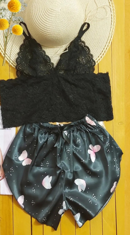 ست پروانه گیپور و ساتن جذاب