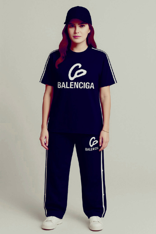 ست زیبا تیشرت و شلوار سورمه ای