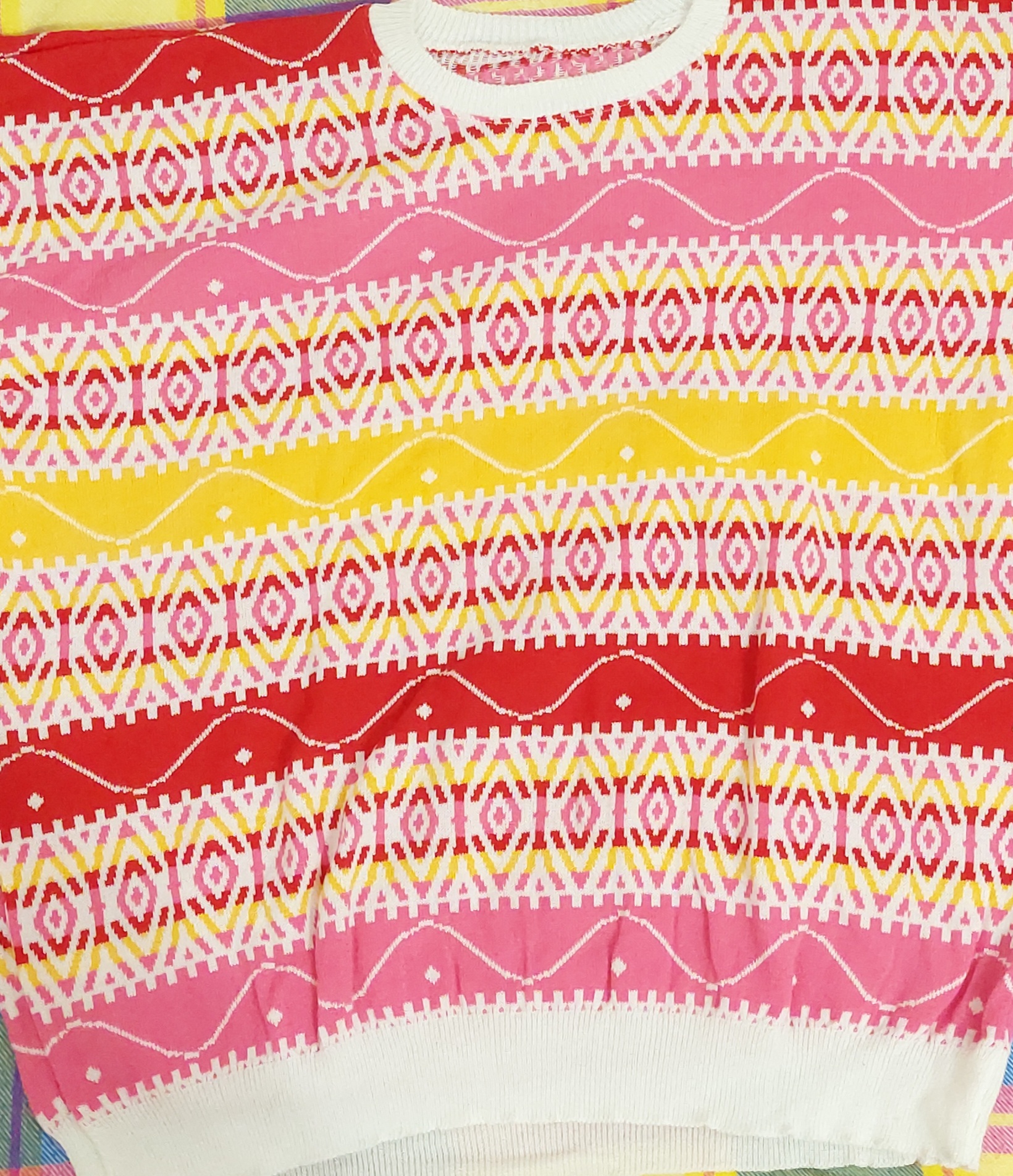 ژاکت بافت سرخپوستی زیبا