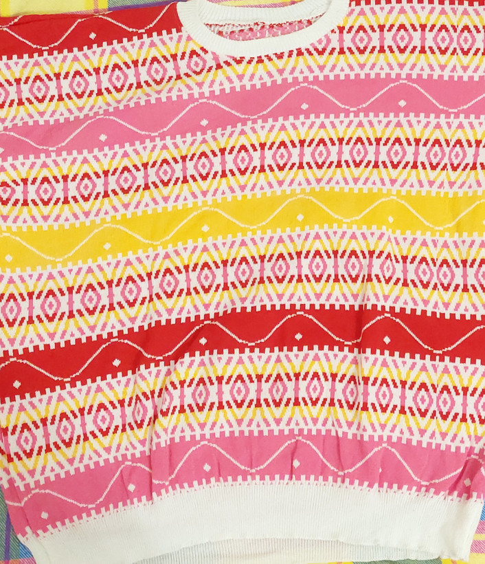 ژاکت بافت سرخپوستی زیبا