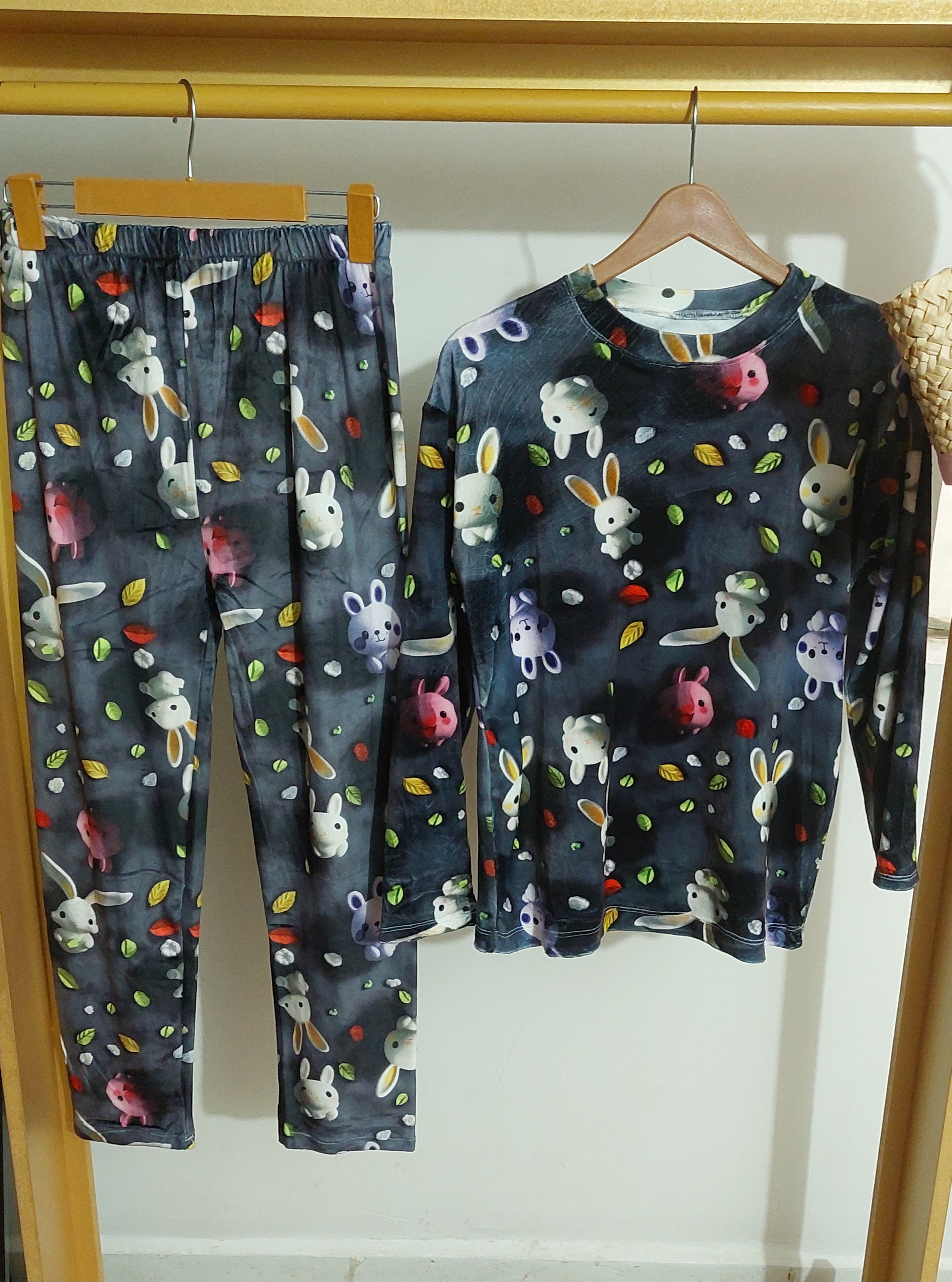 ست پاییزی دلبر مخمل سه بعدی