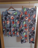 ست بلوز شلوار مخمل سه بعدی