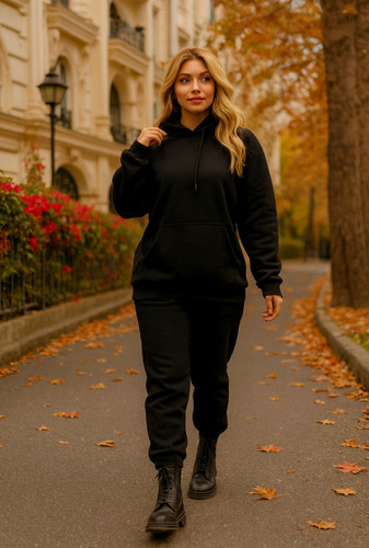 ست هودی شلوار توکرک زنانه