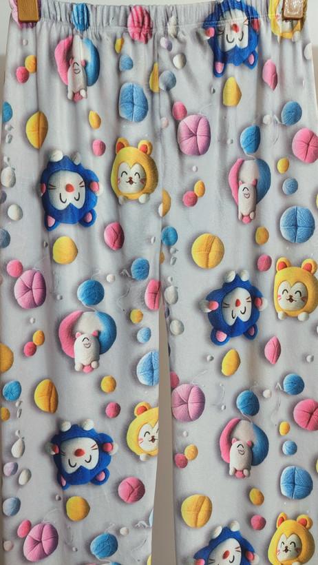 شلوار مخمل سه بعدی