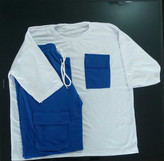 ست جذاب کاربزدی سفید آبی نفتی